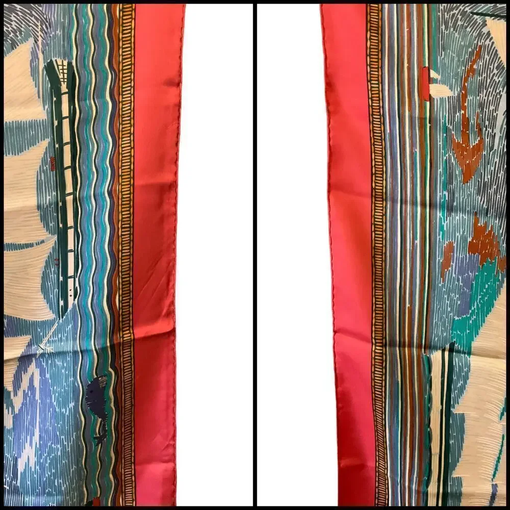 Hermes Scarf  Henry F. Smith Sailor 90cm 100% Silk Square Scarf - Picture 11 of 15